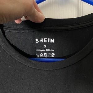 SHEIN Classic Black Short Sleeve Tee